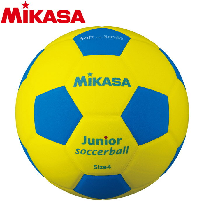 ミカサ スマイルサッカーボール4号軽量 180g SF4J-YBL 2103081