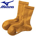 メール便送料無料 ミズノ MIZUNO アウトドア 【発熱素材】ブレスサーモ ウール 中厚ソックス 靴下 レディース B2JX970245