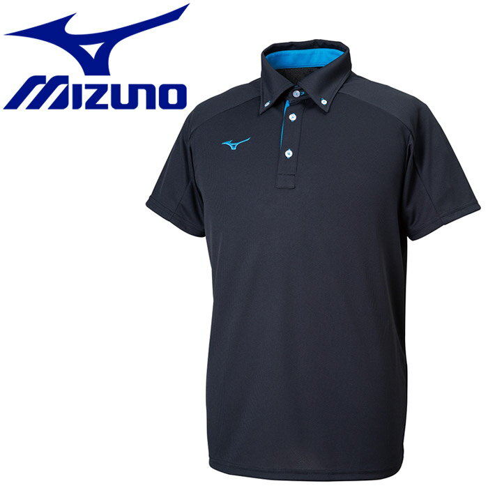 メール便送料無料 ミズノ MIZUNO TL ポロシャツ ボタンダウン メンズ レディース 32MA918009