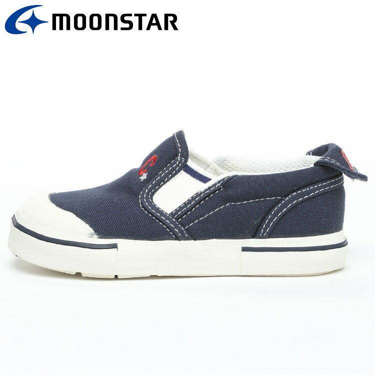 ムーンスター MoonStar CRST14 ネイビー 12130195 キャロット 子供靴 キッズ ...