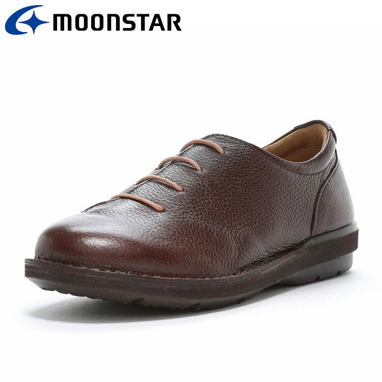 【いちばの日限定店内ポイント最大20倍(3/18 00:00～23:59迄)】 お買い得スペシャルプライス ムーンスター SLアワセ01 チョコ 42600033 Slow Factory レディース コンフォート シューズ