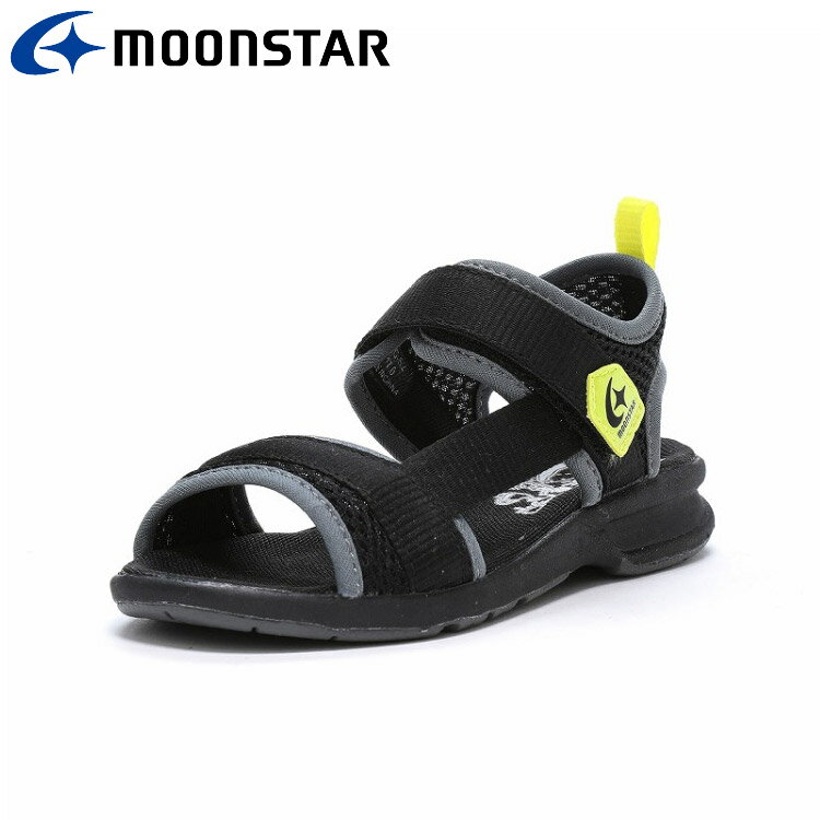 お買い得スペシャルプライス ムーンスター MF S014C ブラック 12185136 子供靴 キッズ ジュニア サンダル 【地域限定送料無料】