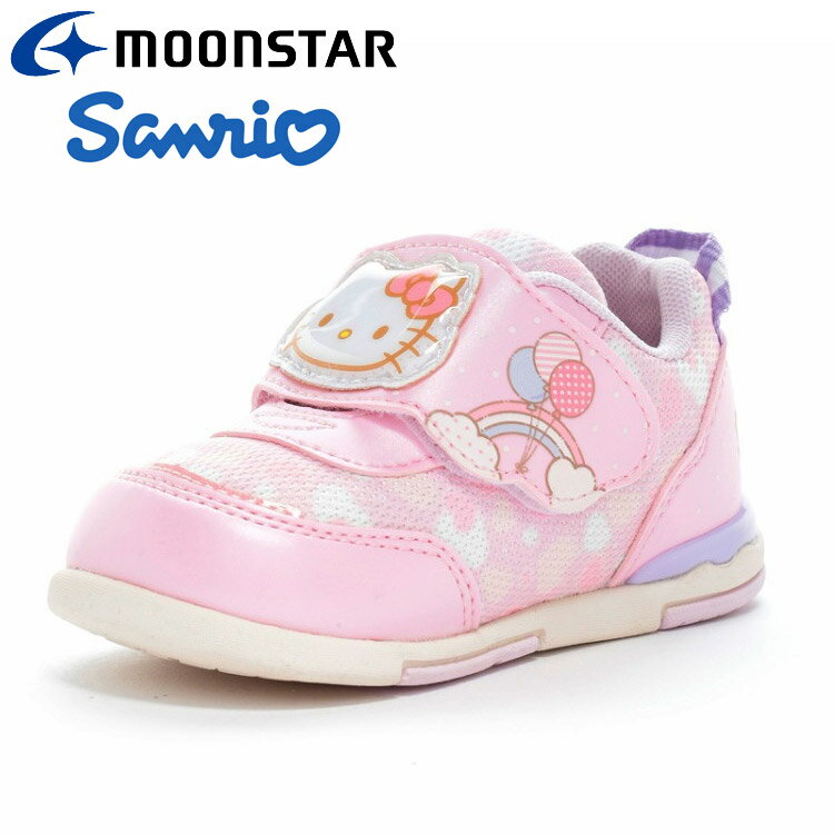 サンリオのベビーシューズです。通園をはじめ、お出かけなど、マルチに履いていただけます。触ると柔らかい素材でキャラクターの顔を大きく表現したデザインがポイントの商品です。全体的にふんわりとした優しい印象が特徴のカラーリング、ピンクは「キティ」デザインです。プレゼントにもピッタリな商品です。重さは13.0cmで片足約100gです。【洗えるインソール】足裏になじみ、取り出して洗濯ができるので靴内を清潔に保てる中敷きです。■ 製品仕様SIZE：13.0cm-16.0cm(ハーフサイズ有り)WIDTH：2EUPPER：合成繊維/合成皮革SOLE：ラバー※写真の色と実際の商品の色は多少異なる場合がございます。※製品仕様・デザインは改良のため予告なく変更される場合がありますのでご了承ください。【メーカー取り寄せ商品】 こちらの商品はメーカー手配の為、完売の場合もございます。在庫の有無・納期のご連絡はご注文受付メールにてご確認下さい。メーカー希望小売価格はメーカーカタログに基づいて掲載しています