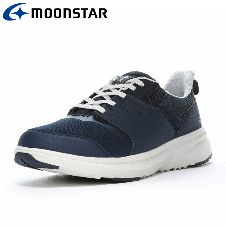樂天商城 - お買い得スペシャルプライス ムーンスター SPLT AMM118 ネイビー 12324155 メンズ ウォーキング スニーカー