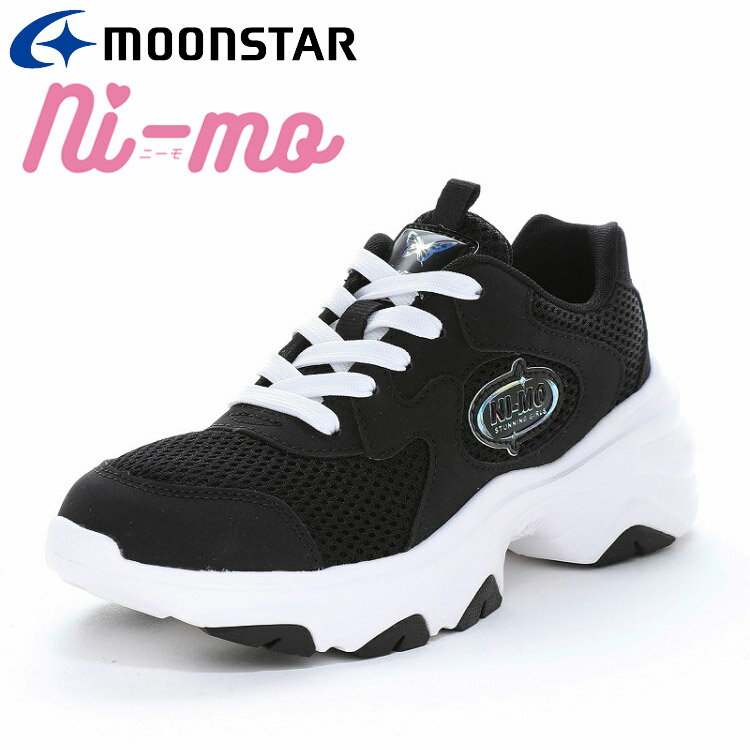 樂天商城 - お買い得スペシャルプライス ムーンスター NM J143 アツゾコ ブラック 12241026 ニーモ 子供靴 ジュニア ガールズ スニーカー