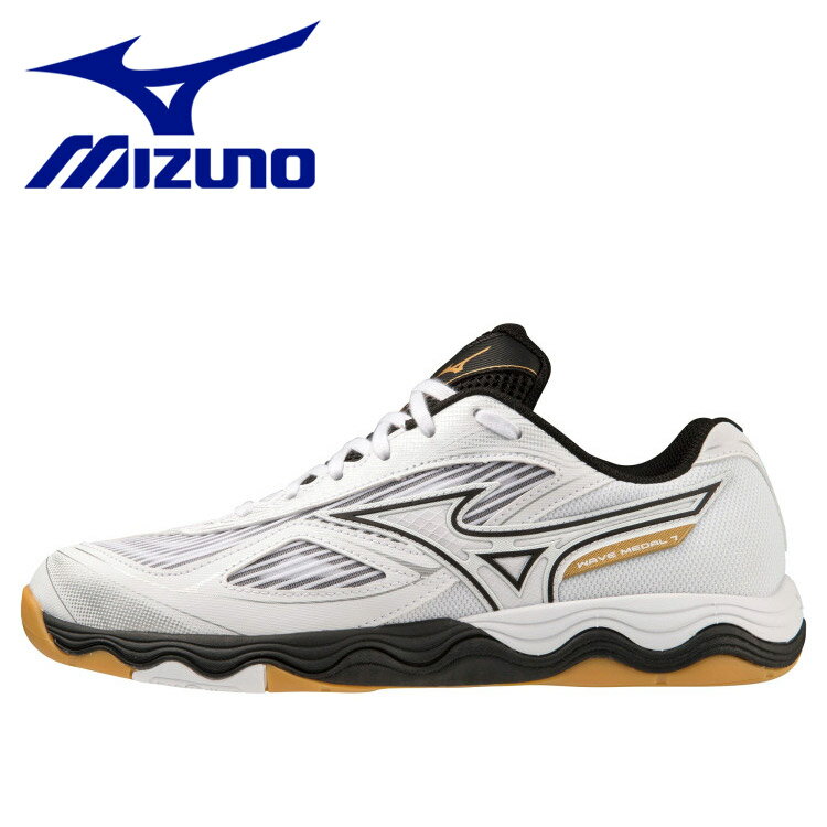 【ブラックフライデー限定店内ポイント最大20倍(11/27 1:59迄】 ミズノ MIZUNO ウエーブメダル7 卓球 シューズ ユニセックス 81GA2315...