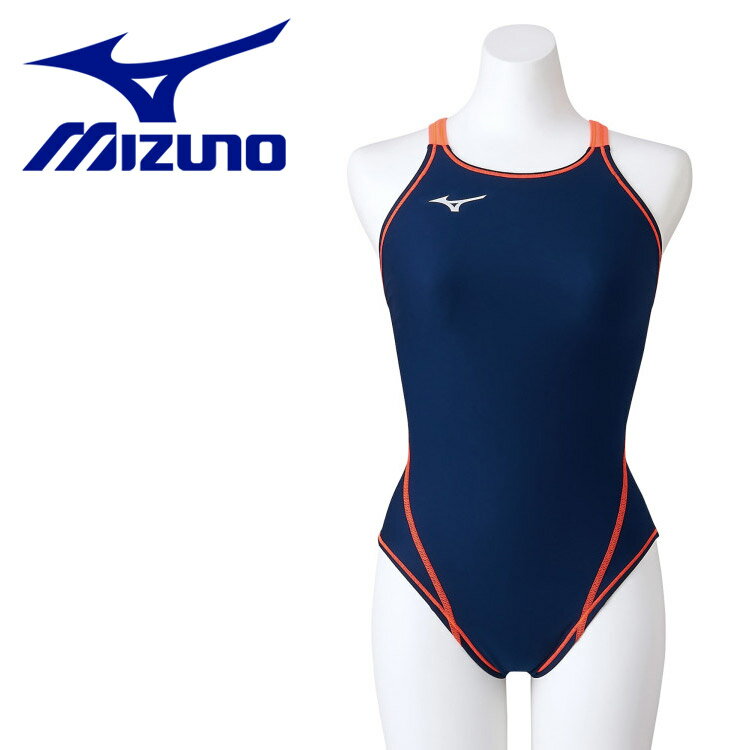 メール便送料無料 ミズノ MIZUNO 水泳 スイム 競泳練習用ミディアムカット N2MA826087 レディース