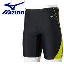  メール便送料無料 ミズノ MIZUNO スイム 水泳 水着 アクアフィットネス用ハーフスパッツ(立体カップ付) N2JBA10393 メンズ