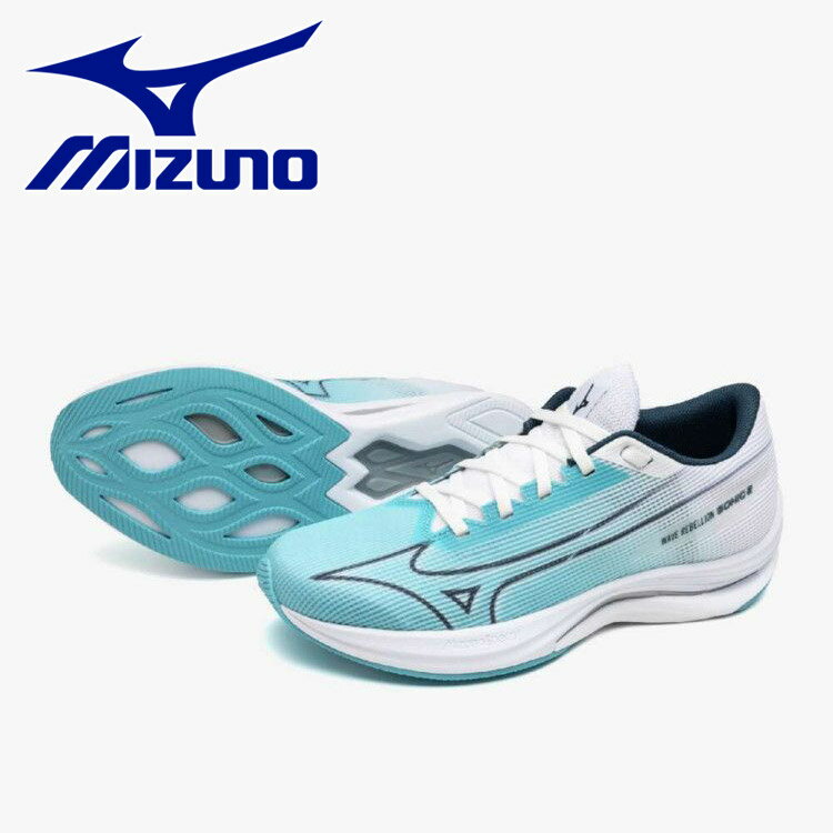 【2024年最後の0のつく日限定店内ポイント最大20倍(12/30 00:00〜)】ミズノ MIZUNO ウエーブリベリオンソニック2 ランニング ウィメンズ レディース シューズ J1GD243071