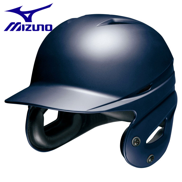 ミズノ MIZUNO 硬式用ヘルメット 両耳付打者用 つや消しタイプ 野球 1DJHH21214