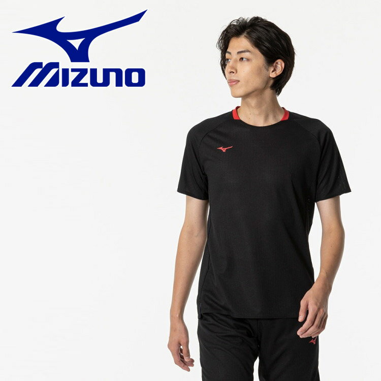 【お買い物マラソン限定店内ポイント最大20倍(4/10 1:59迄)】 メール便送料無料 ミズノ MIZUNO 汗処理 通気 ドライエアロフローTシャツ メンズ 32MAB02109