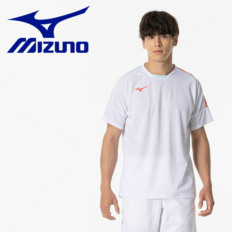 【0のつく日限定店内ポイント最大20倍(2/10 23:59迄)】メール便送料無料 ミズノ MIZUNO 汗処理 通気 ドライエアロフローゲームシャツ ラケットスポーツ メンズ レディース 62JAB00801