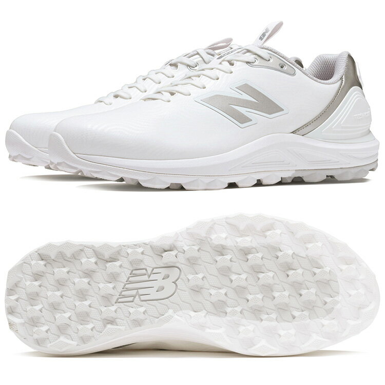NewBalance Golf Fresh Foam X 2500 v5 SLトッププロが認めるパフォーマンスモデル「2500」のスパイクレスモデルがv5にアップデート。FRESH FOAM Xが快適なクッション性を提供し、CRカウンターが踵のホールド性を高め足の横ブレを抑制。アッパーと一体化したシュータンが足を包み込むようなフィット感を提供し、スイング分析に基づいたアウトソールが高い安定性とグリップ力を発揮。クッション性を高めるコンフォートインソールを採用。ワイズ：2Eメーカー希望小売価格はメーカーサイトに基づいて掲載しています