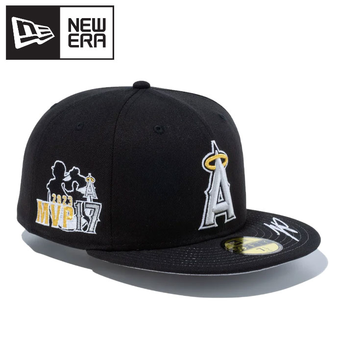 【お買い物マラソン限定店内ポイント最大20倍(11/4 20:00〜11/11 1:59迄)】【数量限定】 ニューエラ キャップ 59FIFTY 大谷翔平 アメリカンリーグ MVP & ホームラン王 ロサンゼルス・エンゼルス HRパッチ 14339798