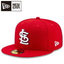 【スーパーセール期間限定店内ポイント最大20倍(9/11 1:59迄)】 ニューエラ 59FIFTY MLBオンフィールド セントルイス・カージナルス ゲーム 14524846