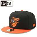 【期間限定店内ポイント最大20倍(4/21 23:59迄)】ニューエラ 59FIFTY MLBオンフィールド ボルティモア・オリオールズ ロード 1452489...