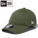 【お買い物マラソン限定店内ポイント最大20倍(5/23 20:00〜)】 ニューエラ 9TWENTY ウォッシュドコットン ベーシック ニューオリーブ × ホワイト 14525146(4)