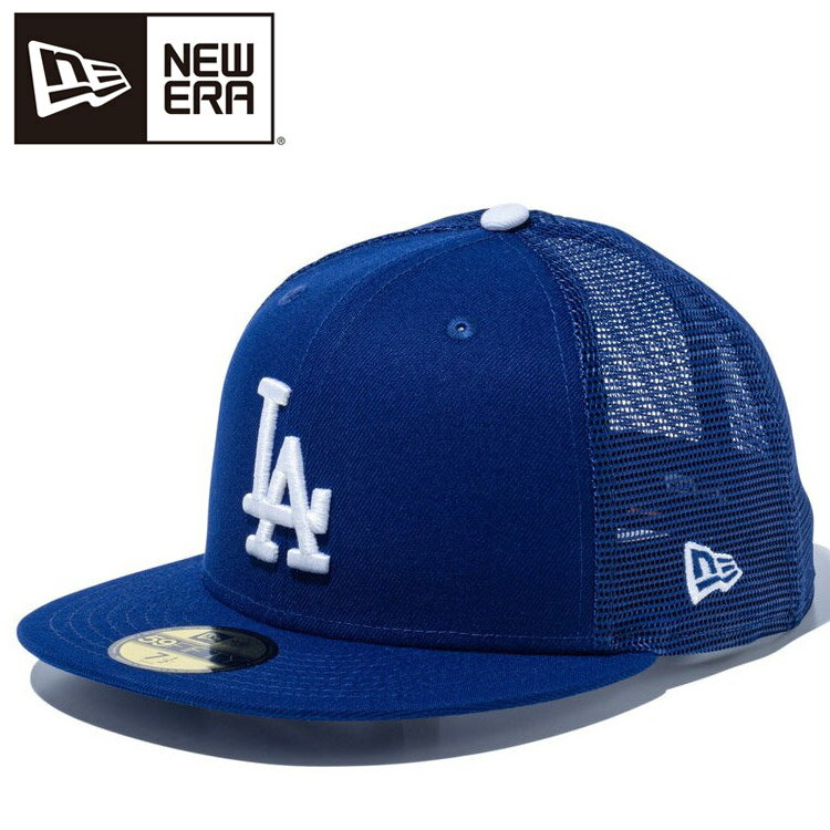 樂天商城 - ニューエラ 59FIFTY トラッカー ロサンゼルス・ドジャース ダークロイヤル × ホワイト 14525154