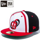 ニューエラ 59FIFTY NPBクラシック 阪急ブレーブス ホワイト/ブラック スカーレットバイザー 14525186