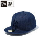 【4日間限定店内ポイント最大20倍(8/18 23:59迄)】 ニューエラ 59FIFTY ニューヨーク・ヤンキース インディゴデニム × ネイビー 14525202