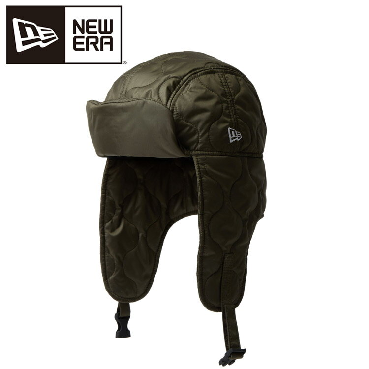 【0のつく日＆ワンダフルデー48時間限定店内ポイント最大20倍(11/30 00:00～12/1 23:59迄)】 お買い得スペシャルプライス ニューエラ トラッパー Militaly Quilt Water Repellent オリーブ | アウトドア 14668870 メンズ レディース ユニセックス