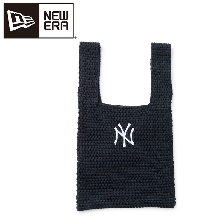 Rakuten - 【期間限定ポイント最大20倍(2026/4/27 23:59迄)】 メール便送料無料 ニューエラ ニット トートバッグ ニューヨーク・ヤンキース ネイビー 14751669 メンズ