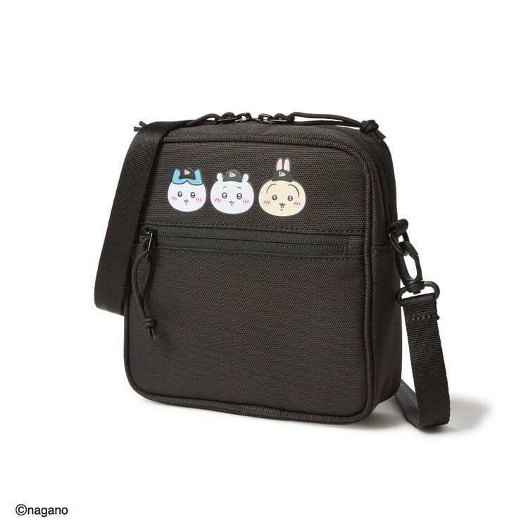 【期間限定ポイント最大20倍(2026/3/27 23:59迄)】 ニューエラ スクエアショルダーポーチ 1.5L ちいかわ ちいかわ ハチワレ うさぎ ブラック 14864480 レディース