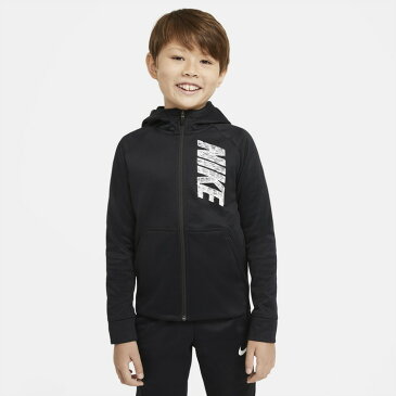 在庫一掃セール ナイキ NIKE YTH サーマ グラフィック フルジップフーディ CU9087-010 ジュニア 【返品不可】