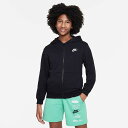 【GW期間限定店内ポイント最大20倍 5/7 9:59迄】 お買い得スペシャルプライス ナイキ YTH NSW クラブ FT フルジップ L/S フーディ LB...
