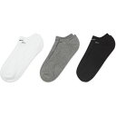 【GW期間限定店内ポイント最大20倍 5/7 9:59迄】 メール便送料無料 ナイキ 3足セット エブリデイ クッション ノーショウ ソックス SX7673-9...
