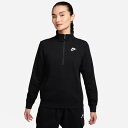 クリアランスセール 【返品不可】 ナイキ ウィメンズ NSW クラブ フリース L/S トップ QZ STD DQ5839-010 レディース