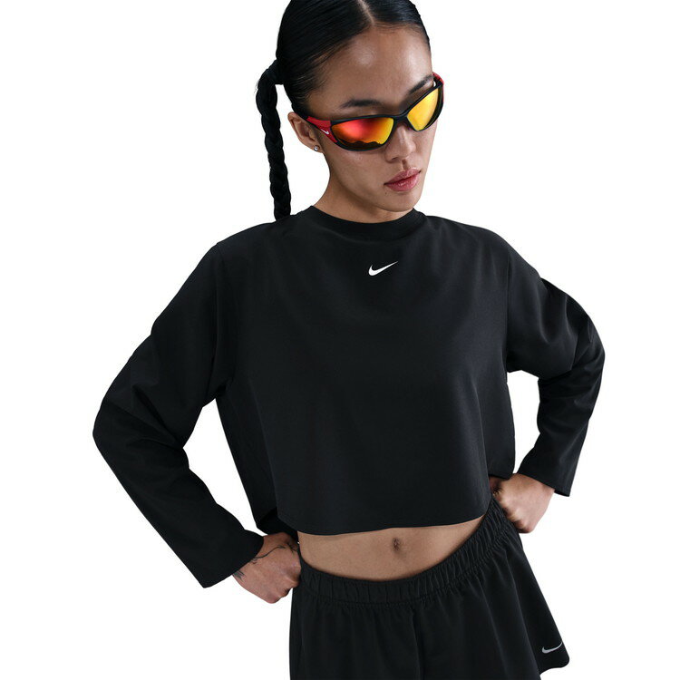 【ブラックフライデー限定店内ポイント最大20倍(11/27 1:59迄】 ナイキ ウィメンズ ワン CPSL SPD ウーヴン L/S トップ IM7045-0...