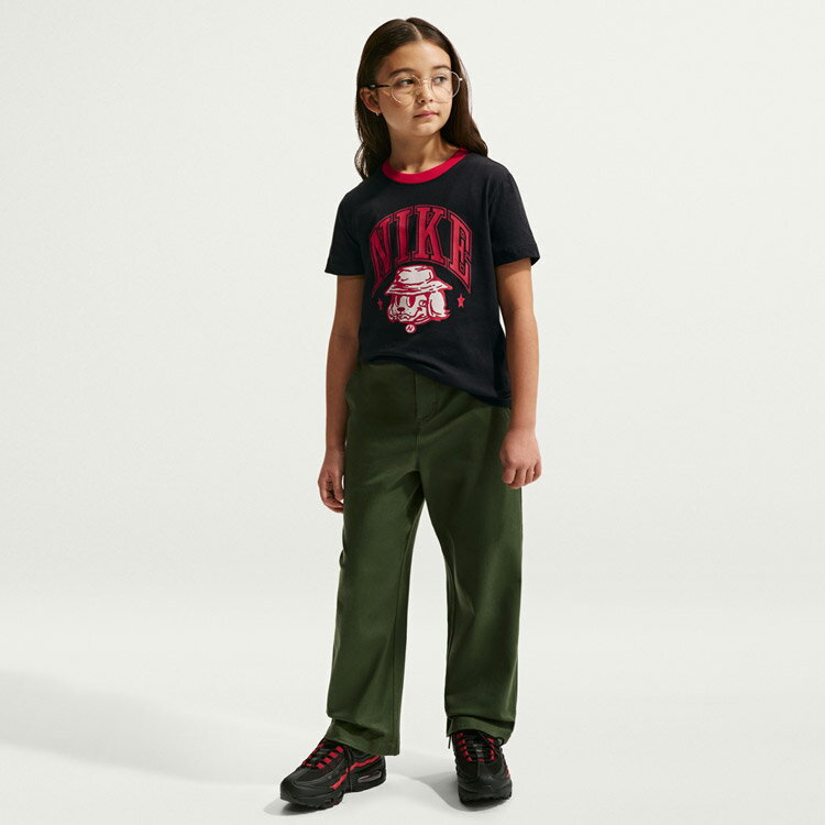 乐天商城 - お買い得スペシャルプライス メール便送料無料 ナイキ YTH NSW マスコット S/S Tシャツ IU1270-010 ジュニア