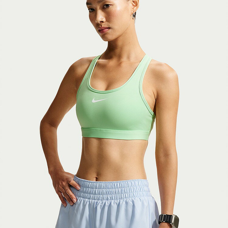 【3日間限定店内ポイント最大20倍(8/30 00:00〜9/1 23:59迄)】 お買い得スペシャルプライス メール便送料無料 ナイキ ウィメンズ スウッシュ MED SPT ブラ DX6822-391 レディース
