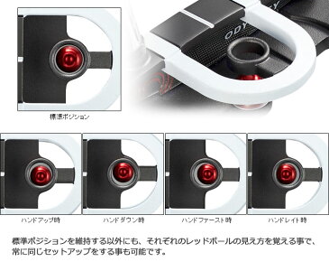 【あす楽対応】 オデッセイ ワークス レッドボール パター レフティ WORKS RED BALL 2018年モデル 日本仕様