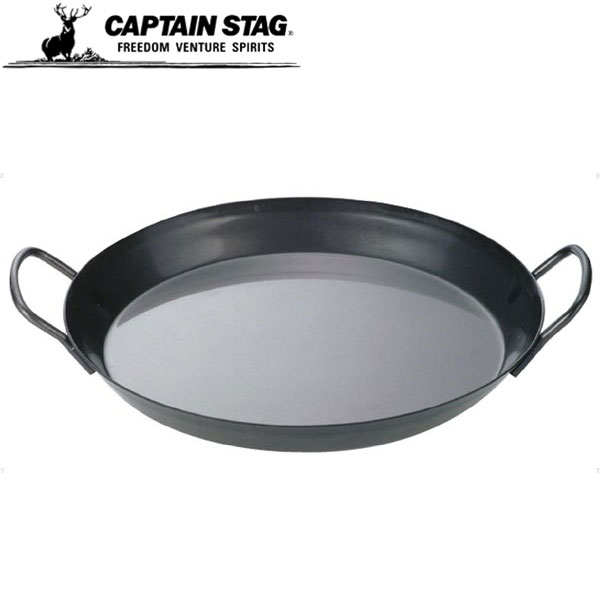 【お買い物マラソン限定店内ポイント最大20倍(8/24 20:00〜)】 キャプテンスタッグ 炭焼一番 丸型七輪鉄板 280mm M6589