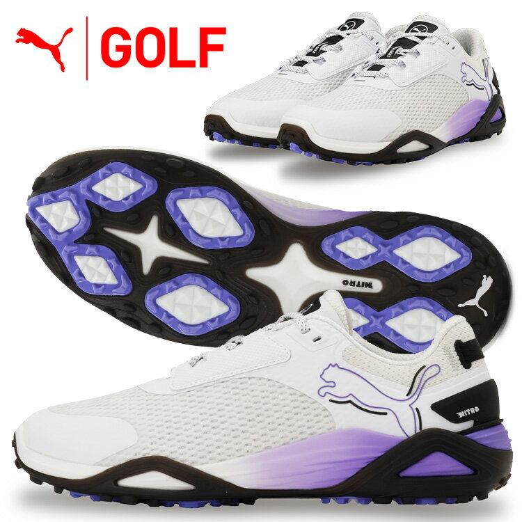 【ブラックフライデー限定店内ポイント最大20倍(11/27 1:59迄】 プーマ ゴルフ シャドウキャット ニトロ メンズ スパイクレス ゴルフシューズ 310...