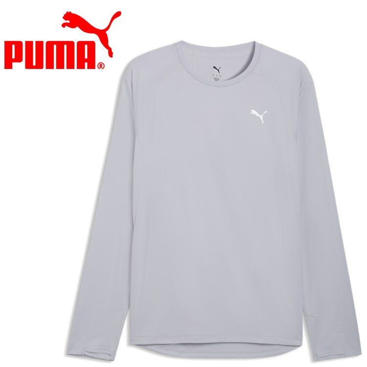 PUMA - 【3日間限定店内ポイント最大20倍(5/18 00:00〜5/20 23:59迄)】お買い得スペシャルプライス メール便送料無料 プーマ RUN VELOCITY ロングスリーブ Tシャツ 527242-82 メンズ