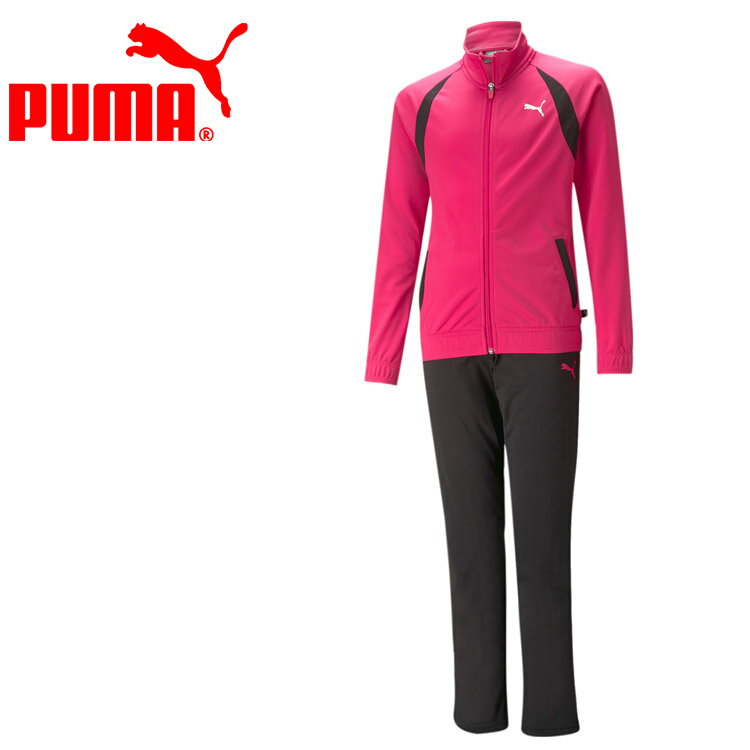 【0のつく日＆ワンダフルデー48時間限定店内ポイント最大20倍(11/30 00:00～12/1 23:59迄)】 プーマ ポリ トリコット トレーニング スーツ 675780-64 ジュニア