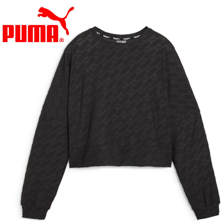 クリアランス 【返品不可】 プーマ PUMA FIT BRANDED FLEECE クルー 524697-01 レディース 【MD4】 【地域限定送料無料】