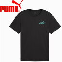 クリアランスセール 【返品不可】メール便送料無料 プーマ GRAPHICS RUNNING スローガン Tシャツ メンズ 527226-01 メンズ