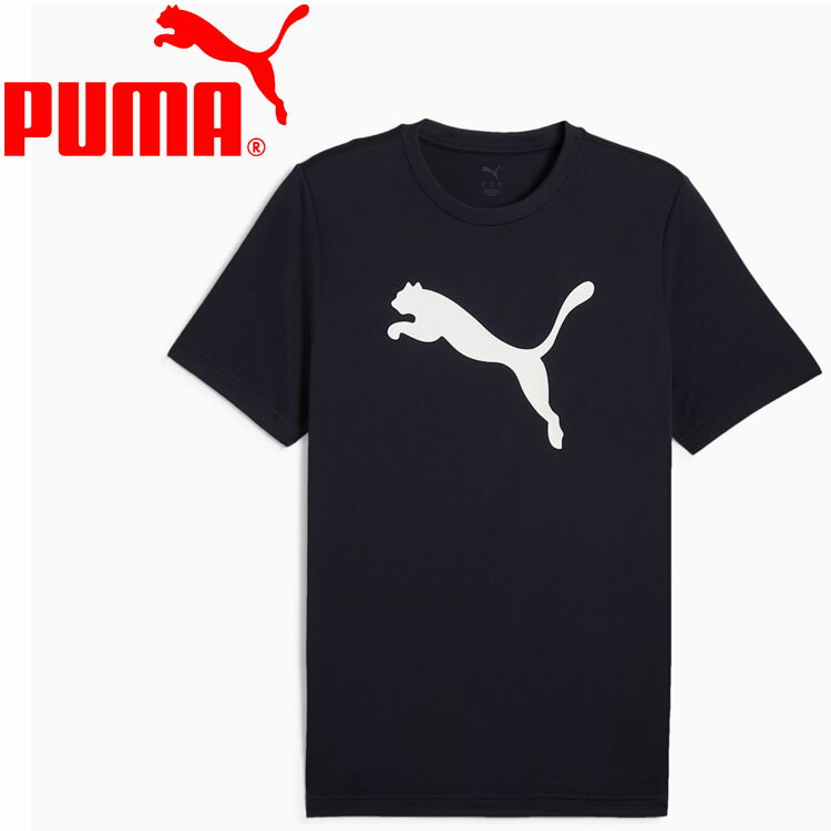 Rakuten - 【お買い物マラソン限定店内ポイント最大20倍(2026/4/14 20:00〜)】 お買い得スペシャルプライス メール便送料無料 プーマ ESS プーマロゴ ポリ Tシャツ 687563-16 メンズ