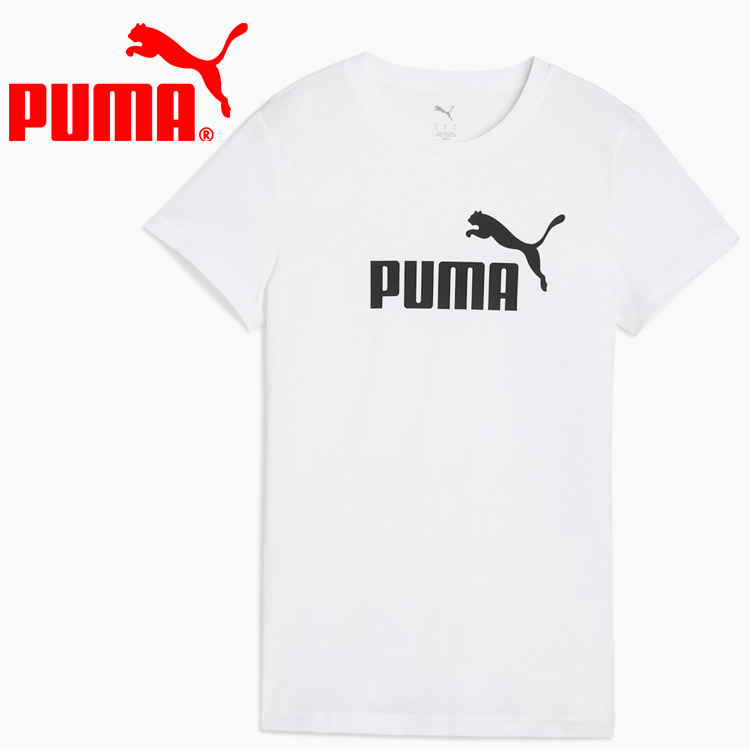 樂天商城 - お買い得スペシャルプライス メール便送料無料 プーマ ESS NO.1 ロゴ Tシャツ 687597-02 レディース