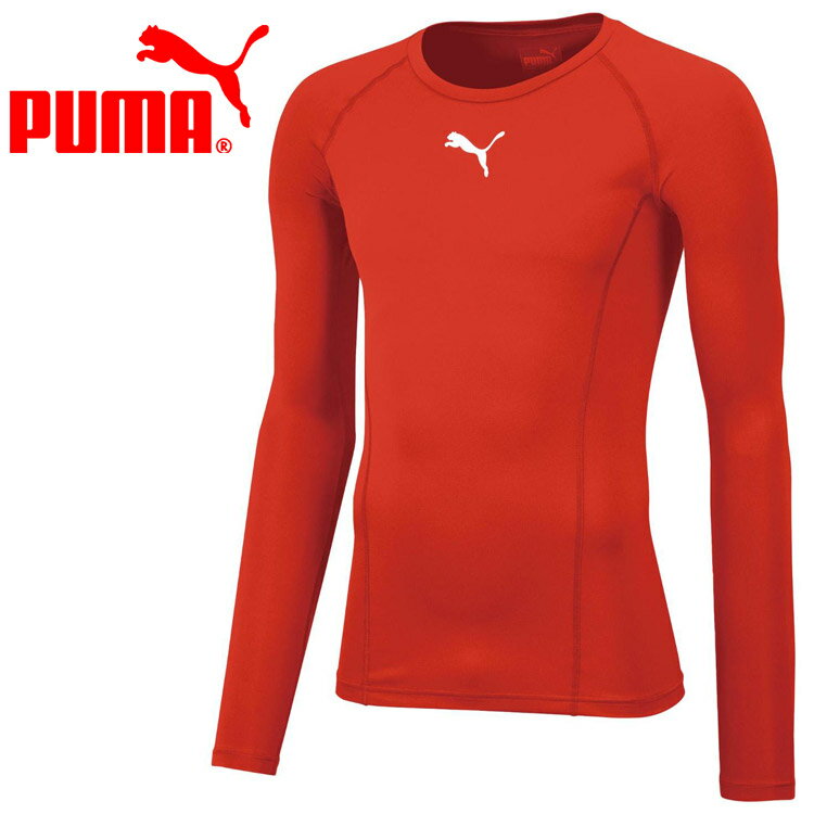 樂天商城 - 【お買い物マラソン限定店内ポイント最大20倍(2026/4/14 20:00〜)】 お買い得スペシャルプライス メール便送料無料 プーマ コンプレッション クルーネック LS シャツ 660765-01 メンズ