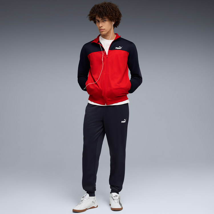 【5のつく日限定店内ポイント最大20倍(2/25 00:00〜23:59迄)】 お買い得スペシャルプライス プーマ ポリ カラーブロック スーツ 694070-16 メンズ