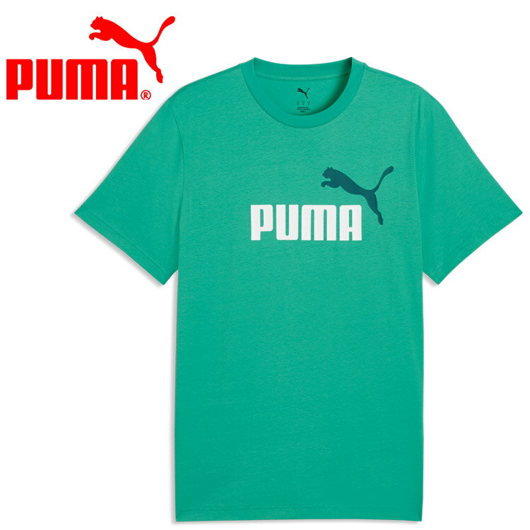 Rakuten - 【お買い物マラソン限定店内ポイント最大20倍(2026/4/17 9:59迄)】お買い得スペシャルプライス メール便送料無料 プーマ ESS 2 COLOR No. 1 Logo Tシャツ 687681-40 メンズ