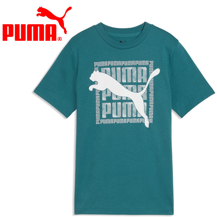 Rakuten - 【3日間限定店内ポイント最大20倍(4/18 00:00〜4/20 23:59迄)】お買い得スペシャルプライス メール便送料無料 プーマ GRAPHIC キャット Tシャツ B 694219-41 ジュニア