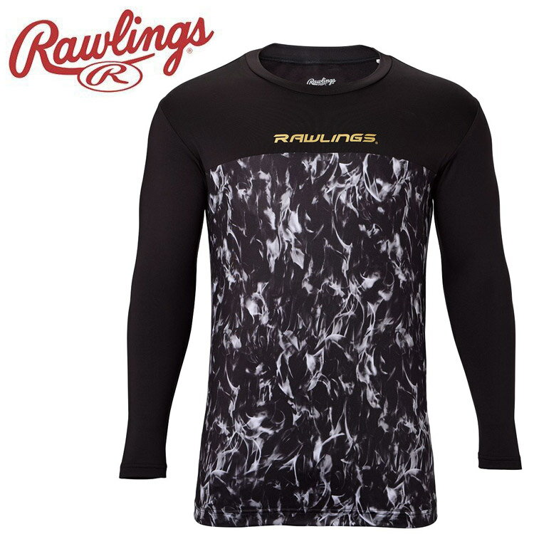 Rakuten - 【お買い物マラソン限定店内ポイント最大20倍(2026/4/14 20:00〜)】 お買い得スペシャルプライス メール便送料無料 ローリングス Rawlings パワーストレッチ ウラキモウアンダーシャツ ASU15F01-BB