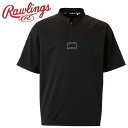 お買い得スペシャルプライス ローリングス Rawlings ウインドブロックSSハーフジップレイヤー AOS15S04Z-B