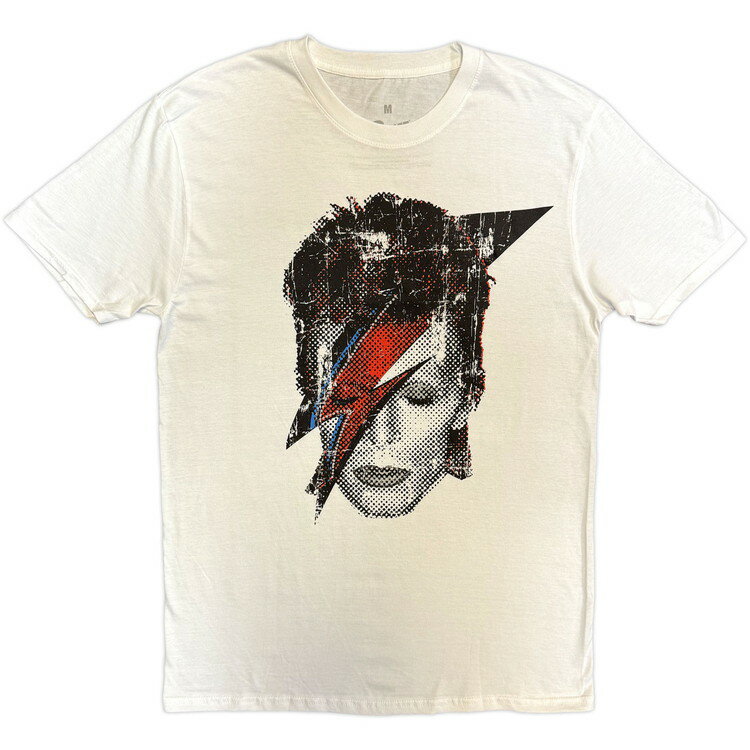 Rakuten - 【スーパーセール限定最終処分プライス】【返品不可】 メール便送料無料 ROCKOFF ロックオフ DAVID BOWIE HALFTONE FLASH FACE BOWTS17MW メンズ レディース Tシャツ